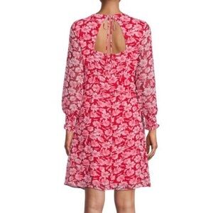 Julia Jordan Red Floral Backless Dress